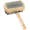 Image de Brosse à épiler double Nobby Pet Nature Line Beige TU 72614