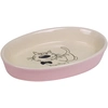 Image de Gamelle pour chat ovale en céramique Nobby Pet Rose 0,12 L 73636