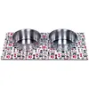 Image de Gamelles pour chien magnetique avec plateau Nobby Pet (x2) Blanc 2x16x20 cm 73851