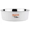 Image de Gamelles pour chien inox antidérapante Nobby Pet Fusion Blanc 20 cm 73872