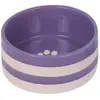 Image de Gamelle pour chien en céramique Nobby Pet Strio Violet 1,25 L 82430