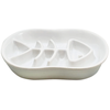 Image de Gamelle anti-glouton pour chat Nobby Pet Fish Blanc 0,5 L 82454