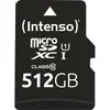 Image de Intenso Carte mémoire microSD Performance - 512 Go