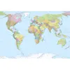 Image de Komar Papier peint World Map