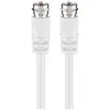 Image de Câble d'antenne coaxial GOOBAY - Fiches F mâle/mâle - 5m
