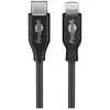 Image de Goobay Câble Lightning vers USB-C - Noir
