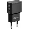 Image de Goobay Chargeur USB Double 2.4A Noir