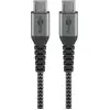 Image de Goobay Câble SuperSoft Textile USB-C 2.0 (M/M) - 0.5 m