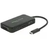 Image de Delock Adaptateur USB-C vers VGA - 0,15 m - Noir