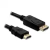 Image de Delock Câble DisplayPort vers HDMI - 2 m - Noir
