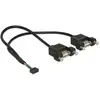 Image de Delock Câble USB 2.0 A vers USB - Noir