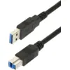 Image de Delock Câble USB 3.0 - Noir