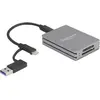 Image de DeLOCK Lecteur de carte USB-C SD et CFexpress (Gris)