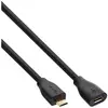 Image de InLine Câble d'extension Micro-USB - 5m Noir/Or
