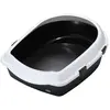 Image de Bac à litière pour chat Ebi Space Noir 43x56x14 cm 441/174258