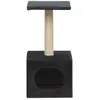 Image de EUROPET-Europet Abey Arbre à chat noir - H 60 cm