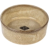 Image de Gamelle et bol d'eau pour chat D&D Home Jasper Doré 13,5x13,5x4,5 cm 621/462874