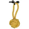 Image de Balle pour chien avec boucle Ebi Are you knots Jaune 20x6x6 cm 305/468678