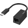 Image de Hama Adaptateur réseau USB-C vers RJ45 - 1 000 Mbit/s - Noir