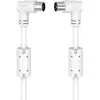 Image de Hama Câble Coax Coudé 90DB 3m