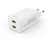Image de Hama Chargeur de batterie GaN 2x USB-C PD/Mini chargeur Qualcomm 65 W (00201994)