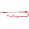 Image de Laisse réglable pour chien Trixie Soft Rope Rouge Crème S S/XL