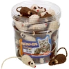 Image de Coffret de 45 jouets pour chat souris en sisal Nobby Pet Beige 7 cm 71911