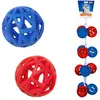 Image de Jouet peluche pour chien Nobby Pet Gitterball (x12) Bleu 9 cm 61544