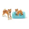Image de Schleich figurines chien Shiba Inu mère et chiot