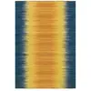 Image de Paris Prix Tapis en Laine Sunset Jaune & Bleu 90x160 cm