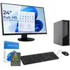 Image de Pack Mini-PC, Intel i5-12400, 16Go RAM, 1To SSD, DVD, Win 11, Ecran 24''