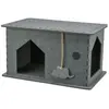 Image de Trixie Corbeille en feutre pour chat Lene - 54 x 30 x 35 cm - Gris
