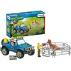 Image de Schleich voiture tout-terrain dinosaures