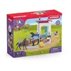 Image de Schleich Box à cheval Jument et Poulain