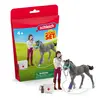 Image de Schleich set vétérinaire Mme Kramer et poulain