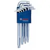 Image de Bosch Jeu de clés Allen Torx - 9 pièces