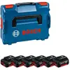 Image de 1600A02A2S Pack de 6 batteries GBA 18V 4,0Ah Li-Ion avec L-BOXX