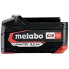 Image de Batterie Li-Power 18 V - 5,2 Ah METABO 625028000 avec indicateur de charge