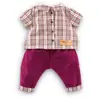 Image de Chemise a Carreaux et Pantalon Petit Explorateur 30cm