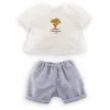 Image de T-Shirt et Short Petit Explorateur pour poupon 36 cm