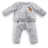 Image de Jogging Gris Petit Explorateur pour poupon 36 cm