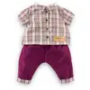 Image de Chemise a Carreaux et Pantalon Petit Explorateur pour poupon 36 cm