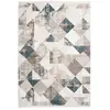 Image de Paris Prix Tapis géométrique Akropolis II - Gris bleu 120x180