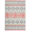 Image de Paris Prix Tapis Jacquard Ethnie - Gris/Orange