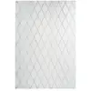 Image de Paris Prix Tapis Shaggy Vivica - Blanc & Bleu Gris