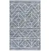 Image de Tapis Tissé Imprimé à Poils Plats Maya II Anthracite 200 x 290 cm