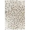 Image de Paris Prix Tapis Fait Main en Cuir Noir Multicolore