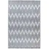 Image de Tapis Tissé Ethnique à Poils Courts Sarai Gris 120 x 170 cm