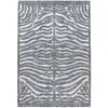 Image de Tapis Tissé Ethnique à Poils Courts Sarai II Gris 160 x 230 cm