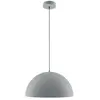 Image de Suspension dôme grise Basic Colors E27 40W Maytoni